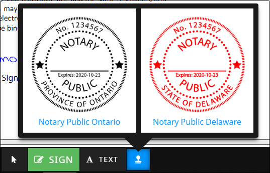 blank notary seal